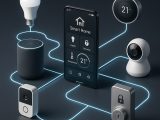 5 Home Automation Tips With IoT-based Cell Applications - smart home devices connected through smartphone app